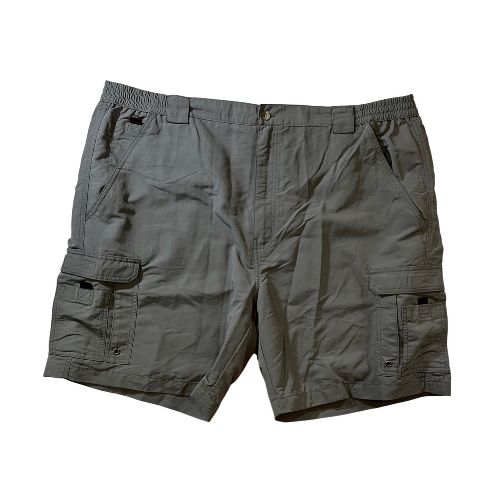 World Wide Sportsman Cargo Shorts Mens 46 Grey Gorpcore Fishing Hiking Utility